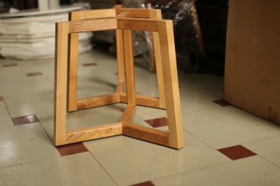 Chân bàn sofa gỗ sồi 3 cạnh