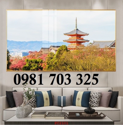 Gạch tranh phong cảnh 3D ốp tường