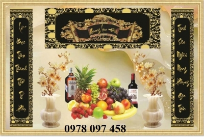 Gạch tranh 3 D - tranh phòng thờ