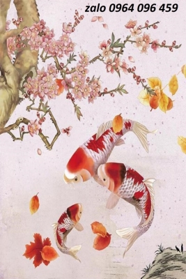 Tranh gạch 3d cá koi - FSZ222