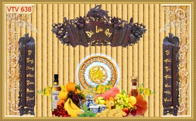 Tranh Đức Lưu Quang phòng thờ
