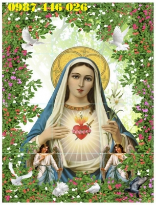 Gạch ốp tường tranh công giáo HP8233