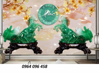 Tranh gạch 3d ốp tường mã đáo thành công - SCX3