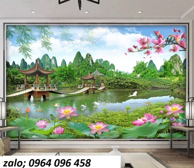 Tranh gạch 5d phong cảnh - HHH54