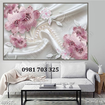 Tranh gạch hoa đẹp nhà