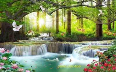 Tranh gạch - tranh phòng khách