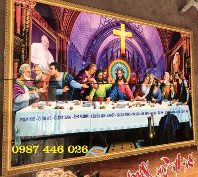 Gạch 3d tranh gạch men thiên chúa HP7293