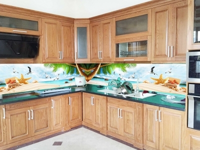 Tranh gạch 3d ốp bếp - BC44
