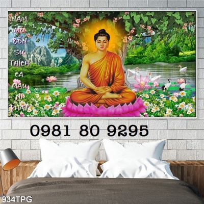 Tranh gạch men - tranh phật ốp tường