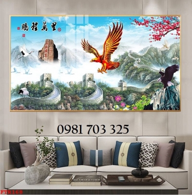 Tranh gạch đẹp hổ trang trí tường nhà