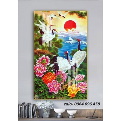 Tranh gạch 3d dán tường khổ đứng - CX423