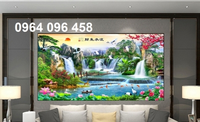 Gạch tranh phong cảnh 3d dán tường - FDCCC4