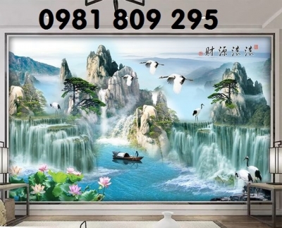 Tranh gạch men - gạch tranh 3d phong cảnh