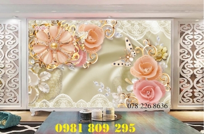 Tranh gạch - gạch 3d tùng hạc trang trí AHG8