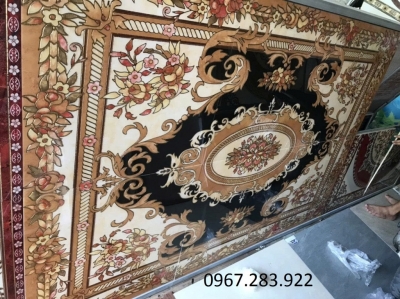 Thảm gạch đẹp ốp sang trọng 3D