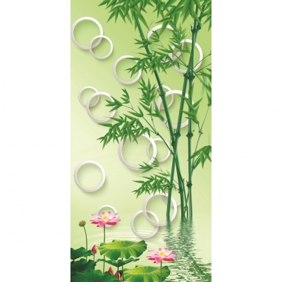 Tranh gạch 3d phong cảnh khổ đứng - DBBVN8