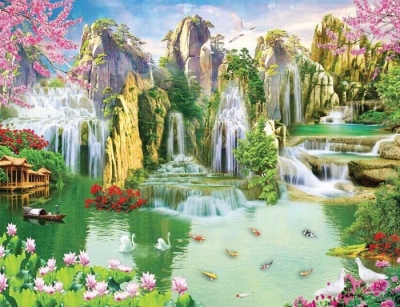 Tranh gạch 3d phong cảnh - 944CX