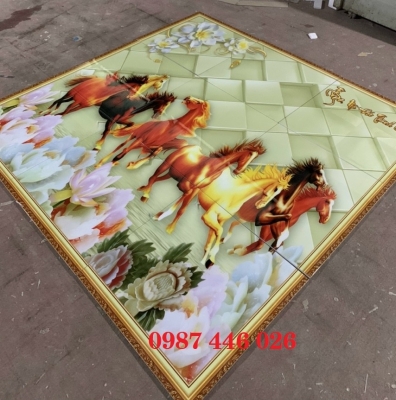 Gạch ốp tường, gach trang trí tường đẹp phòng khách HP9822