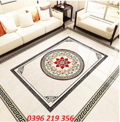 Gạch thảm 3d lát sàn phòng khách-chiếu nghỉ trang trí
