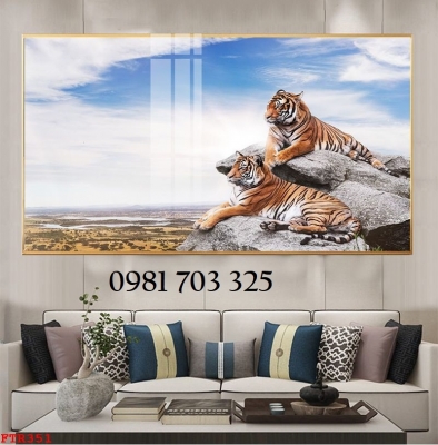 Tranh hổ phong thủy, tranh gạch