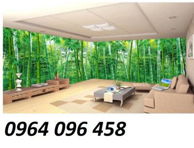 Tranh gạch 3d rừng tre trúc - CNVV95