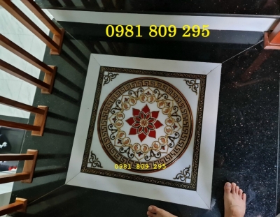 Thảm gạch hoa văn cầu thang
