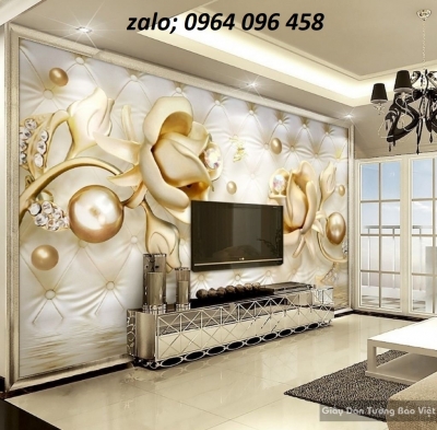Tranh gạch 3d hoa sứ ngọc BVC1