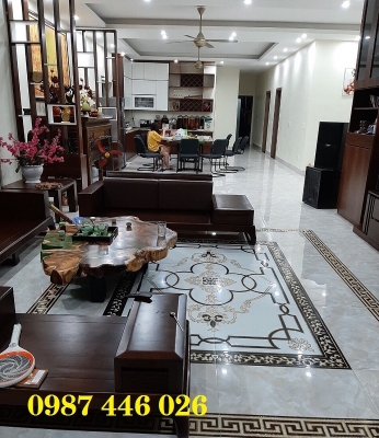 Gạch thảm khắc vàng, gạch nền trung quốc HP722