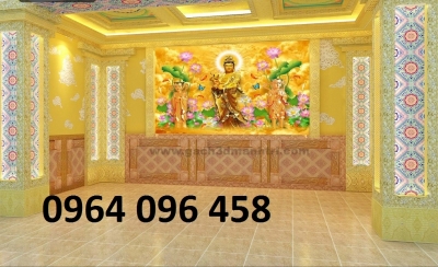 Tranh gạch 3d phật phòng thờ - MCVV64