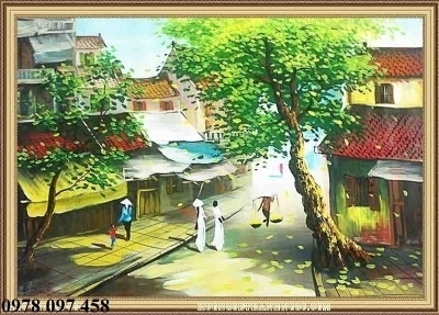 Tranh 3D trên nền gạch men