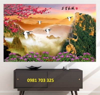 Tranh phong cảnh- gạch tranh 3D