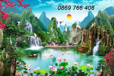 Gạch tranh phong cảnh 3D