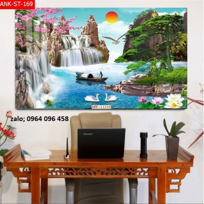 Tranh gạch 3d phong cảnh - phong thủy - JC54