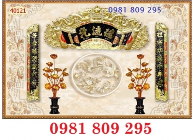 Tranh gạch , mẫu gạch tranh 3d phòng thờ
