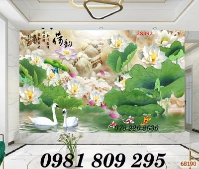 Tranh gạch - gạch 3d cá chép - adg7