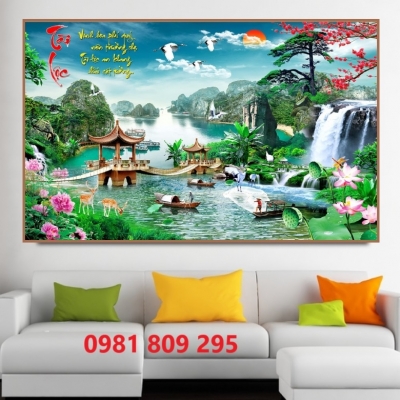 Gạch ốp tường trang trí phòng khách đẹp JP7272