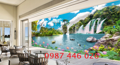 Gạch 3d tranh gach phong cảnh HP03833