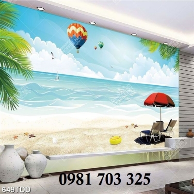 Gạch cảnh biển 3D trang trí đẹp