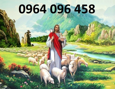 Tranh gạch 3d ốp tường tranh thiên chúa - ALM8