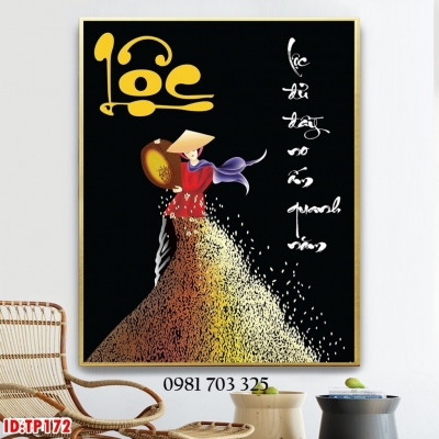 Tranh gạch 3D thư pháp ý nghĩa