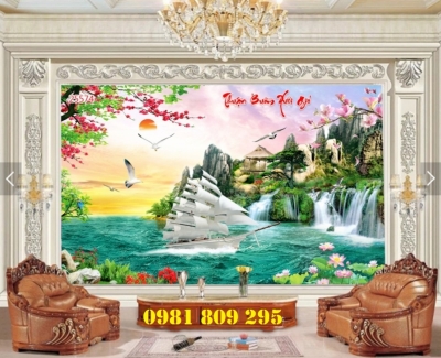 Gạch tranh ốp tường - tranh gạch men