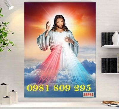 Tranh chúa - gạch tranh 3d công giáo