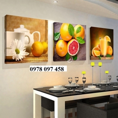 Tranh gạch phòng ăn