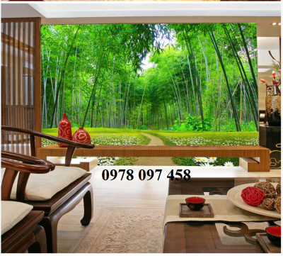 Tranh gạch 3D phòng khách