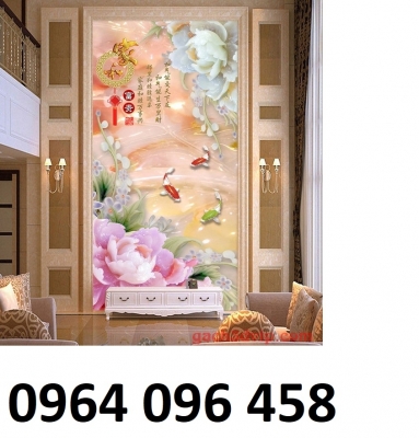tranh gạch 3d - tranh trang trí phòng khách - DVV87