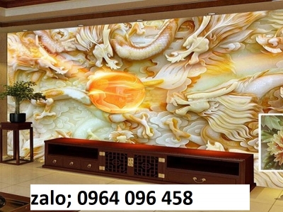 Tranh gạch 3d rồng phượng - XVC123