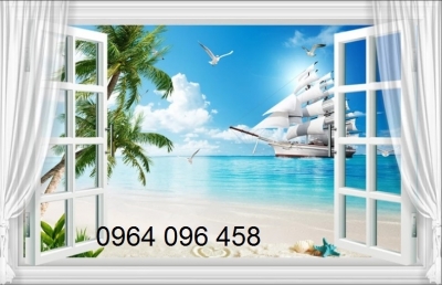 Tranh thuận buồm xuôi gió 3d - gạch tranh 3d - LHĐ3