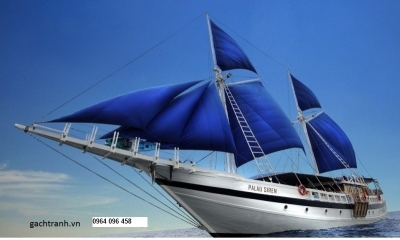 Tranh gạch 3d thuận buồm xuôi gió - 433XC