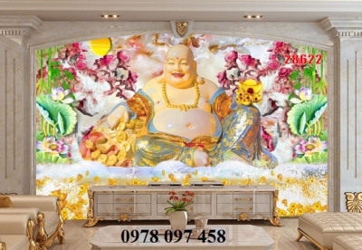 Tranh gạch - tranh thần tài