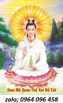Tranh gạch 3d phật quan âm - SKM65
